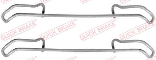 QUICK BRAKE Tilbehørssæt, skivebremsebelægning 1091056