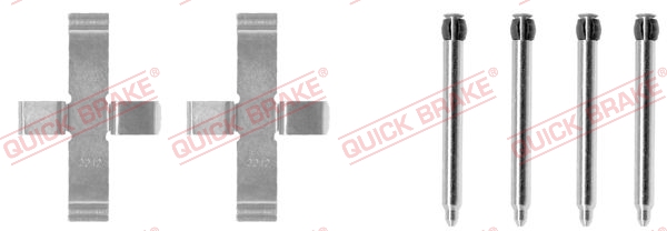 QUICK BRAKE Tilbehørssæt, skivebremsebelægning 1091076