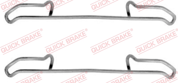 QUICK BRAKE Tilbehørssæt, skivebremsebelægning 1091085