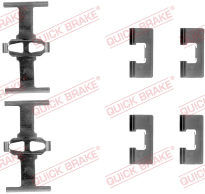 QUICK BRAKE Tilbehørssæt, skivebremsebelægning 1091092