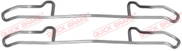 QUICK BRAKE Tilbehørssæt, skivebremsebelægning 1091100