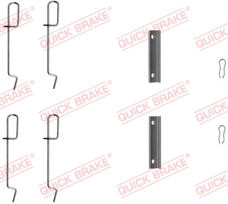 QUICK BRAKE Tilbehørssæt, skivebremsebelægning 1091125