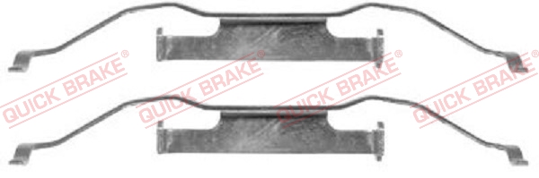 QUICK BRAKE Tilbehørssæt, skivebremsebelægning 1091148