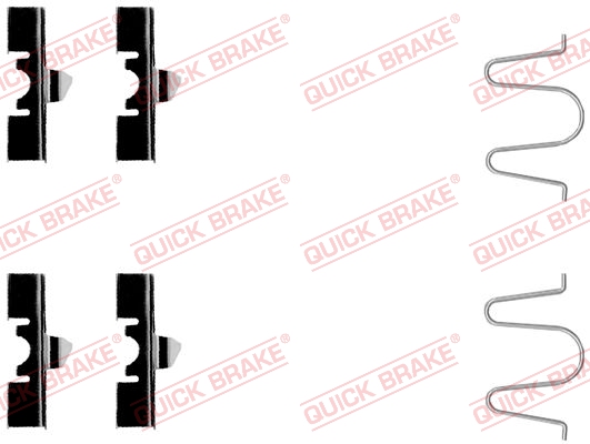 QUICK BRAKE Tilbehørssæt, skivebremsebelægning 1091170