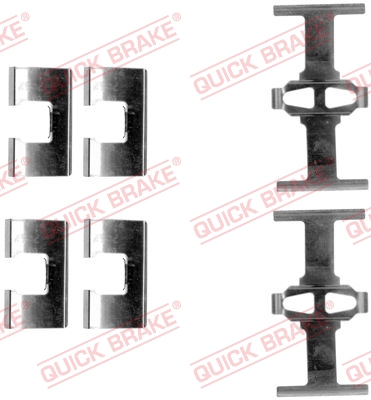 QUICK BRAKE Tilbehørssæt, skivebremsebelægning 1091203