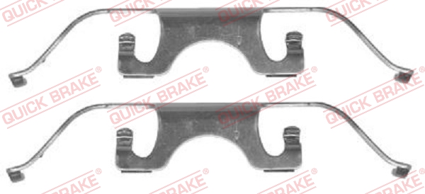 QUICK BRAKE Tilbehørssæt, skivebremsebelægning 1091224