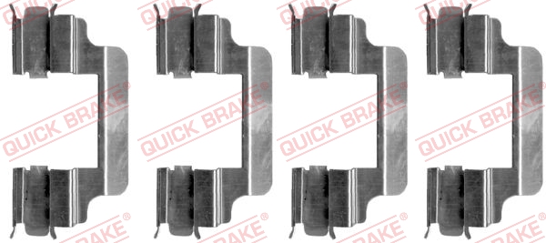 QUICK BRAKE Tilbehørssæt, skivebremsebelægning 1091231