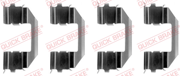 QUICK BRAKE Tilbehørssæt, skivebremsebelægning 1091258