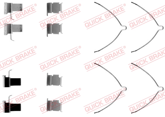 QUICK BRAKE Tilbehørssæt, skivebremsebelægning 1091261