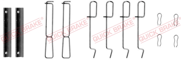 QUICK BRAKE Tilbehørssæt, skivebremsebelægning 1091265