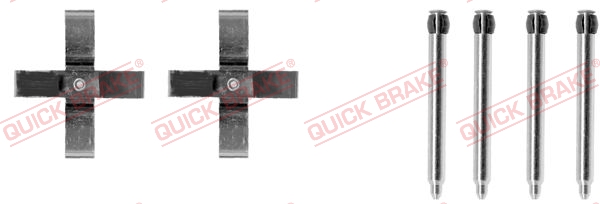 QUICK BRAKE Tilbehørssæt, skivebremsebelægning 1091266