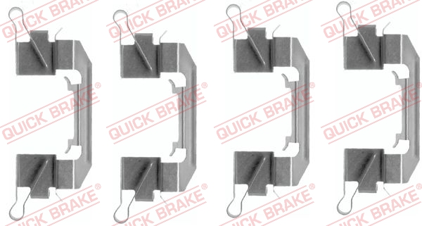 QUICK BRAKE Tilbehørssæt, skivebremsebelægning 1091626