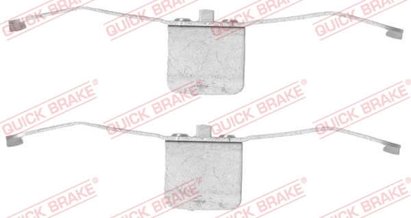 QUICK BRAKE Tilbehørssæt, skivebremsebelægning 1091639
