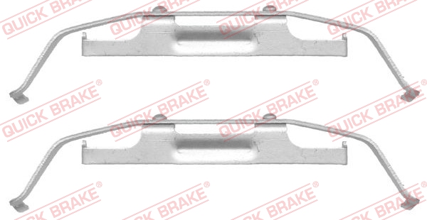 QUICK BRAKE Tilbehørssæt, skivebremsebelægning 1091642