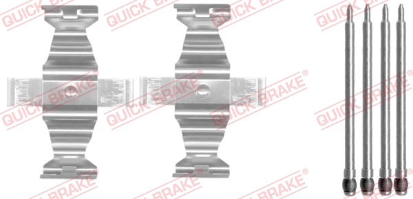 QUICK BRAKE Tilbehørssæt, skivebremsebelægning 1091643