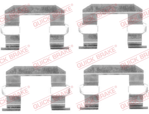QUICK BRAKE Tilbehørssæt, skivebremsebelægning 1091645