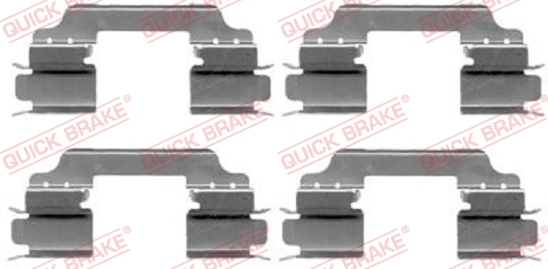 QUICK BRAKE Tilbehørssæt, skivebremsebelægning 1091649