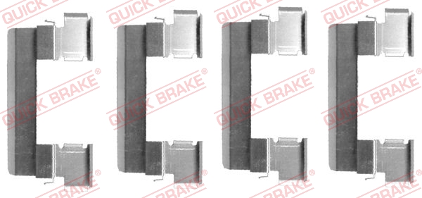 QUICK BRAKE Tilbehørssæt, skivebremsebelægning 1091655