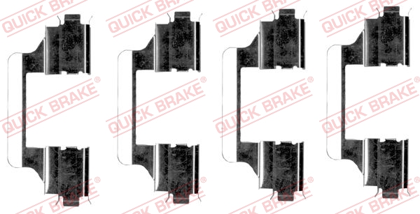 QUICK BRAKE Tilbehørssæt, skivebremsebelægning 1091656