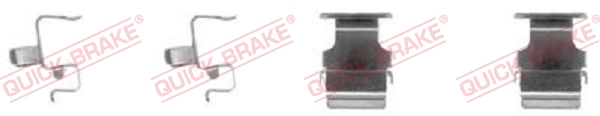 QUICK BRAKE Tilbehørssæt, skivebremsebelægning 1091673