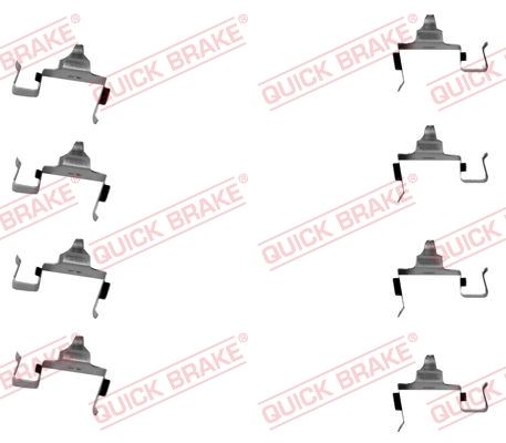 QUICK BRAKE Tilbehørssæt, skivebremsebelægning 1091697
