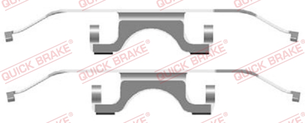 QUICK BRAKE Tilbehørssæt, skivebremsebelægning 1091702