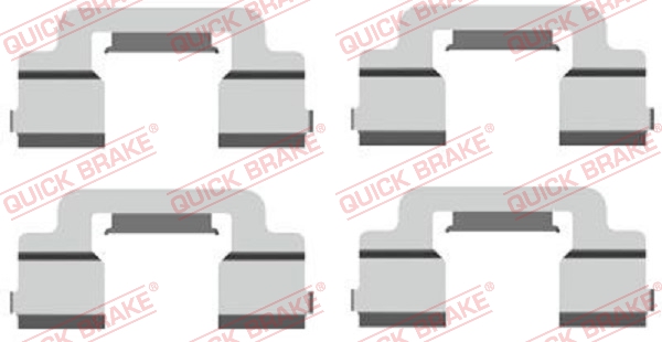 QUICK BRAKE Tilbehørssæt, skivebremsebelægning 1091703
