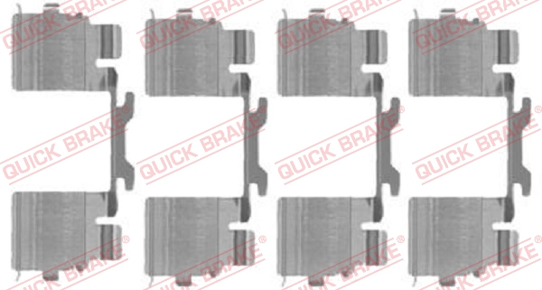 QUICK BRAKE Tilbehørssæt, skivebremsebelægning 1091725
