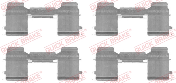 QUICK BRAKE Tilbehørssæt, skivebremsebelægning 1091726