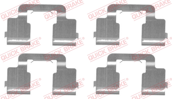 QUICK BRAKE Tilbehørssæt, skivebremsebelægning 1091733