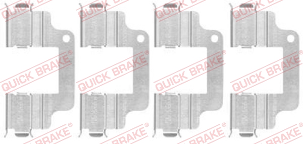 QUICK BRAKE Tilbehørssæt, skivebremsebelægning 1091740