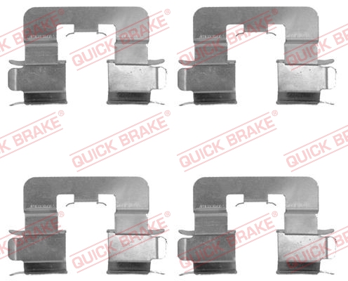QUICK BRAKE Tilbehørssæt, skivebremsebelægning 1091741