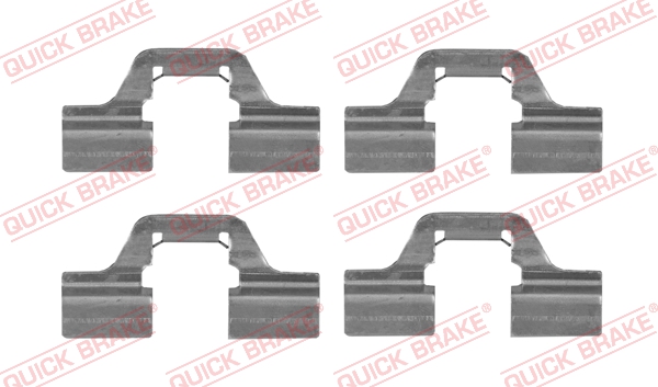 QUICK BRAKE Tilbehørssæt, skivebremsebelægning 1091749