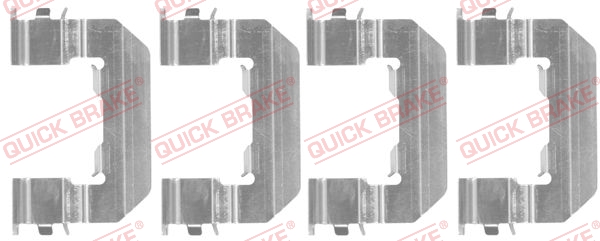 QUICK BRAKE Tilbehørssæt, skivebremsebelægning 1091824