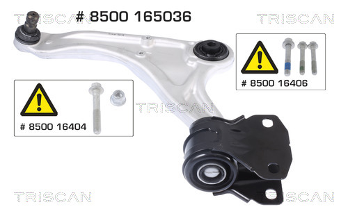 TRISCAN Bærearm, hjulophæng 8500165036 for FORD