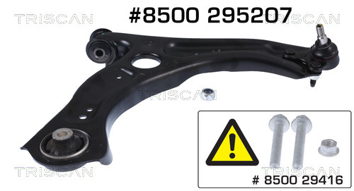 TRISCAN Bærearm, hjulophæng 8500295207 for VW