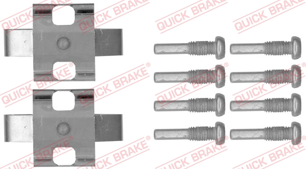 QUICK BRAKE Tilbehørssæt, skivebremsebelægning 1091802
