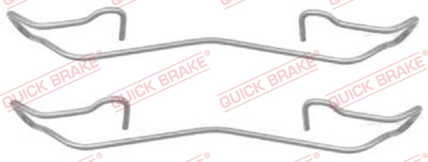 QUICK BRAKE Tilbehørssæt, skivebremsebelægning 1091187
