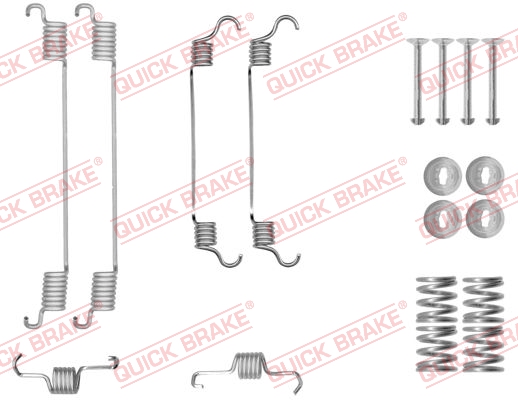 QUICK BRAKE Tilbehørssæt, bremsebakker 1050034