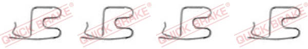 QUICK BRAKE Tilbehørssæt, skivebremsebelægning 1091219