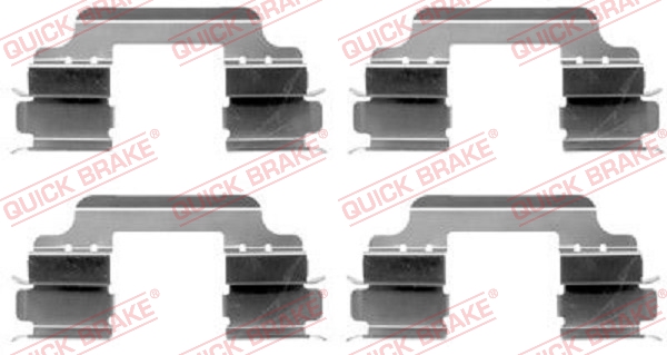 QUICK BRAKE Tilbehørssæt, skivebremsebelægning 1091648