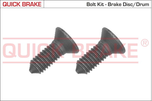 QUICK BRAKE Skruesæt, bremseskive 11667k for VAUXHALL FORD USA SAAB POLESTAR MG CHEVROLET KIA CUPRA