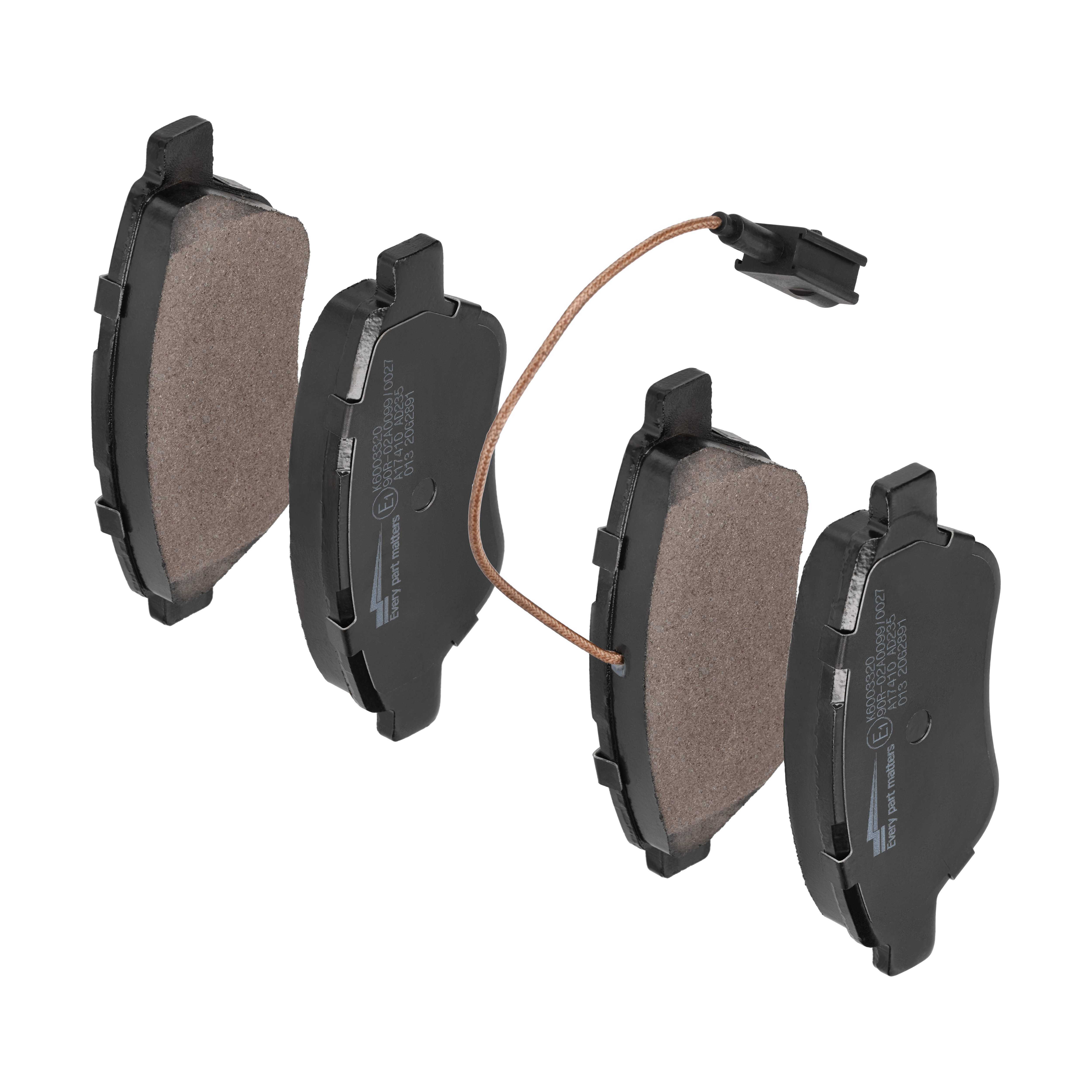 KRAFT AUTOMOTIVE Bremseklodser 6003320 foraksel for CITROËN FIAT
