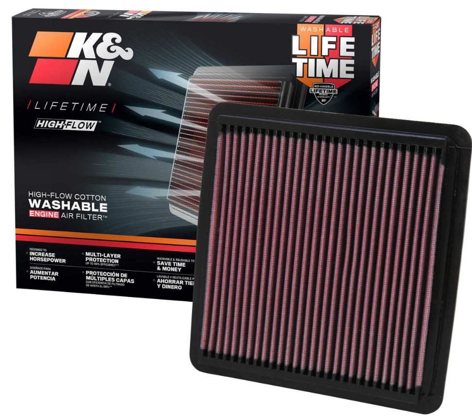 K&N FILTERS Luftfilter 332304 Langtids 24mm