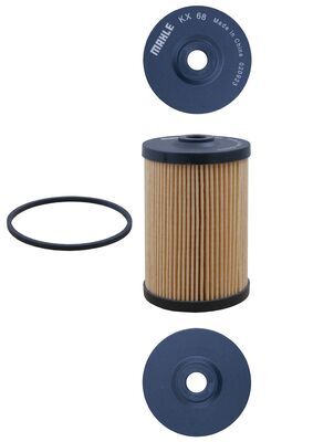 MAHLE Brændstof-filter kx68d Filterindsats diameter_mm_200|Diameter [mm]|68 height_mm_209|Højde [mm]|115 inner_diameter_2_mm_996|Indvendig diamete