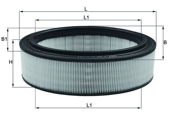 KNECHT Luftfilter lx2844 Filterindsats length_mm_203|Længde [mm]|296 width_mm_206|Bredde [mm]|229 height_mm_209|Højde [mm]|91 length_1_mm_814|Længde