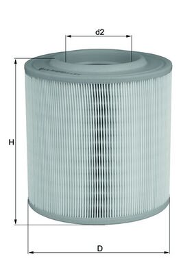 MAHLE Luftfilter lx3143 Filterindsats height_mm_209|Højde [mm]|184 outer_diameter_mm_497|Yderdiameter [mm]|175 inner_diameter_1_mm_995|Inder diamete