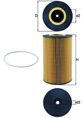 MAHLE ox425d for MAN CHTC AUTO SINOTRUK (CNHTC)
