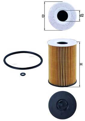 KNECHT Oliefilter ox787d Filterindsats diameter_mm_200|Diameter [mm]|65 height_mm_209|Højde [mm]|104 inner_diameter_2_mm_996|Indvendig diameter 2 [m