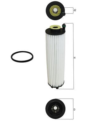 MAHLE Oliefilter ox1366d Filterindsats diameter_mm_200|Diameter [mm]|54 height_mm_209|Højde [mm]|202 inner_diameter_2_mm_996|Indvendig diameter 2 [mm]